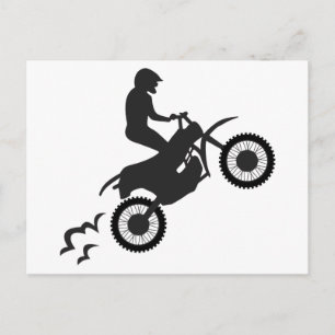 Carte Postale Motocross Rider