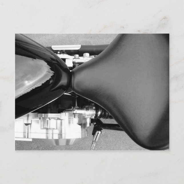 Carte Postale Motocycles Pièces de motocyclette Siège Carburant  (Devant)