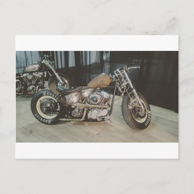 Carte Postale motocyclette (Devant)