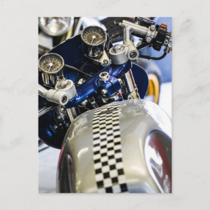 Carte Postale Motocyclette Motocyclette Motard Conduite Cavalier