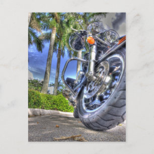 Carte Postale Motocyclette tropicale