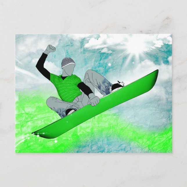 Carte Postale motoneige. 1. (Devant)