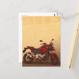 Carte Postale Motorbike Motorcycle Bike Riker