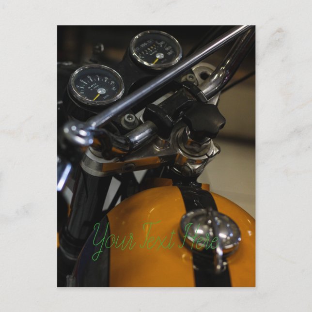 Carte Postale Motorbike Motorcycle Biker Riker (Devant)