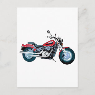 Carte Postale Motorcycle