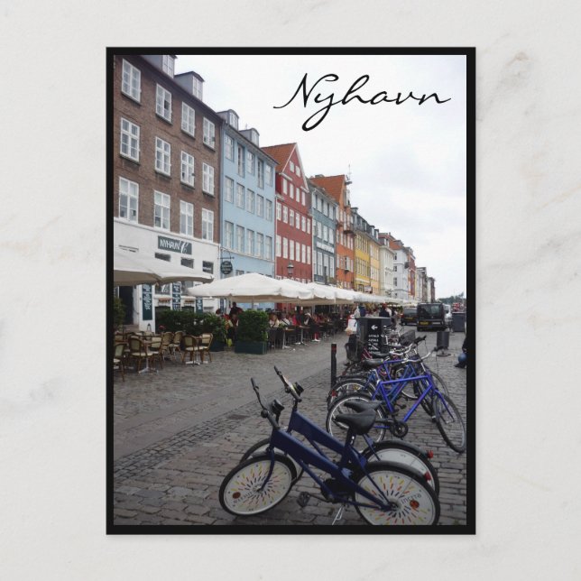 Carte Postale motos nyhavn (Devant)