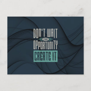 Carte Postale Motovation - Opportunité