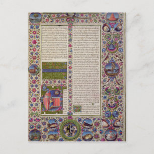 Carte Postale Mots d'ouverture de Leviticus