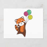 Mouches Rouges Panda Ballons mignons Animaux Pour 