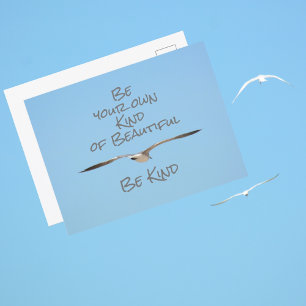 Carte Postale Mouette Soyez votre propre genre de Beau Soyez Gen