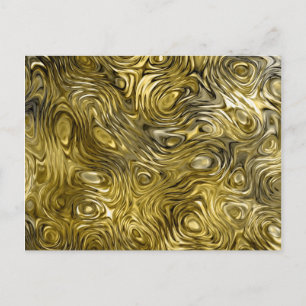 Carte postale moulée "Or"