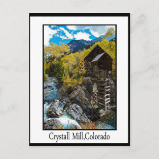 Carte Postale moulin à cristaux