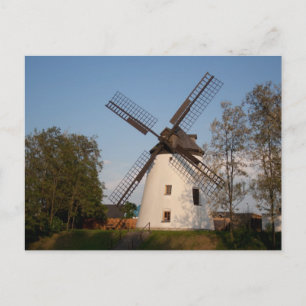 Carte Postale Moulin À Vent À Podersdorf