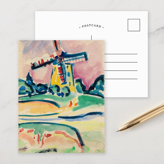 Carte Postale Moulin | Ernst Ludwig Kirchner (Créateur téléchargé)