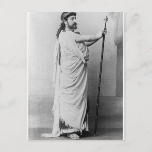 Carte Postale Mounet-Sully comme Oedipus dans 'Oedipus Rex'