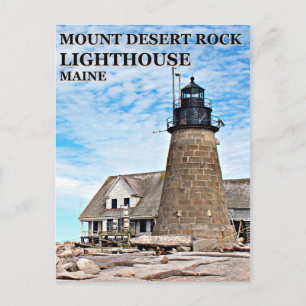 Carte Postale Mount Desert Rock Lighthouse, Maine Postcard