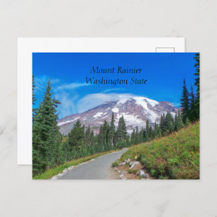 Carte Postale Mount Rainier, État de Washington