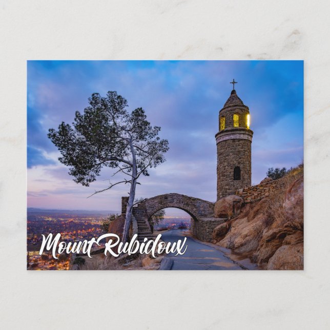 Carte Postale Mount Rubidoux Park, Riverside, California (Devant)