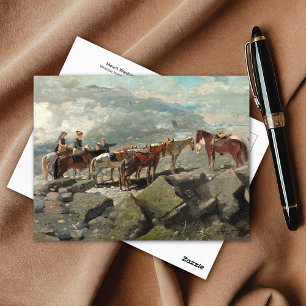 Carte Postale Mount Washington Chevaux Winslow Homer