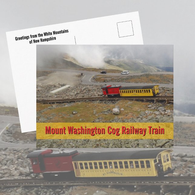 Carte Postale Mount Washington Cog Railway Train Photographic (Créateur téléchargé)