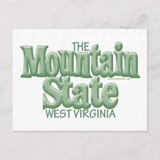 Carte Postale Mountain State, Virginie-Occidentale