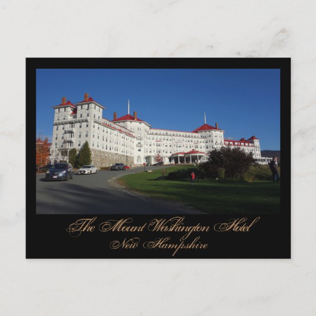 Carte Postale Mountain Washington Resort New Hampshire (Devant)