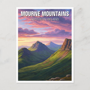 Carte Postale Mourne Mounts Irlande du Nord Voyage