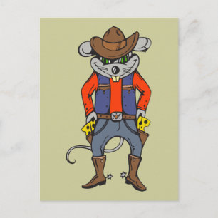 Carte Postale Mouse de Funny
