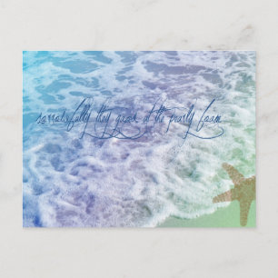 Carte Postale Mousse mer