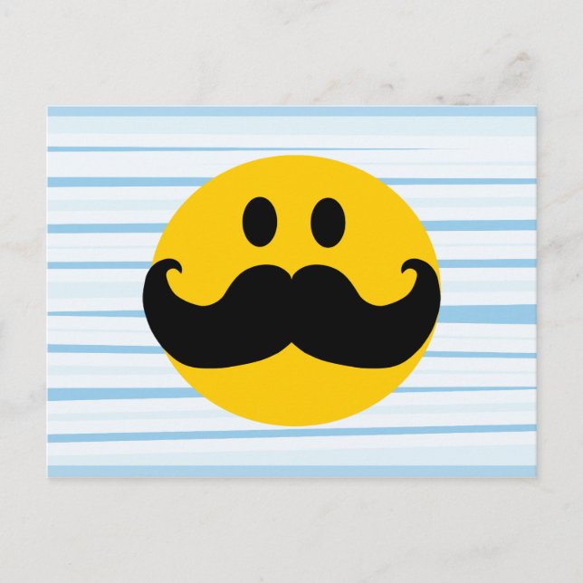Carte Postale Moustache (Devant)