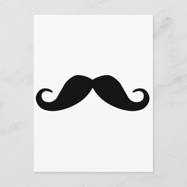 Carte Postale Moustache (Devant)