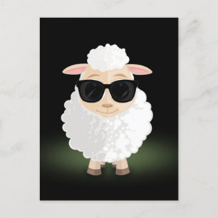 Carte Postale Mouton cool