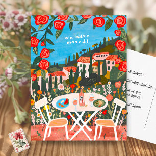 Carte Postale MOUVEMENT FAIRE-PART Nouvelle adresse Vues Campagn