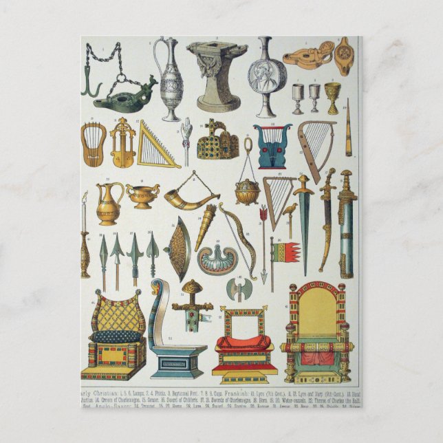 Carte Postale Moyen Âge (Devant)