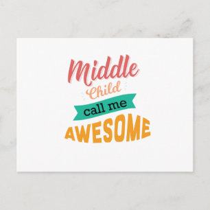 Carte Postale Moyen-Enfant Appelez-Moi Awesome Drôle