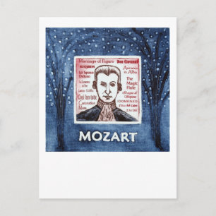 Carte postale Mozart