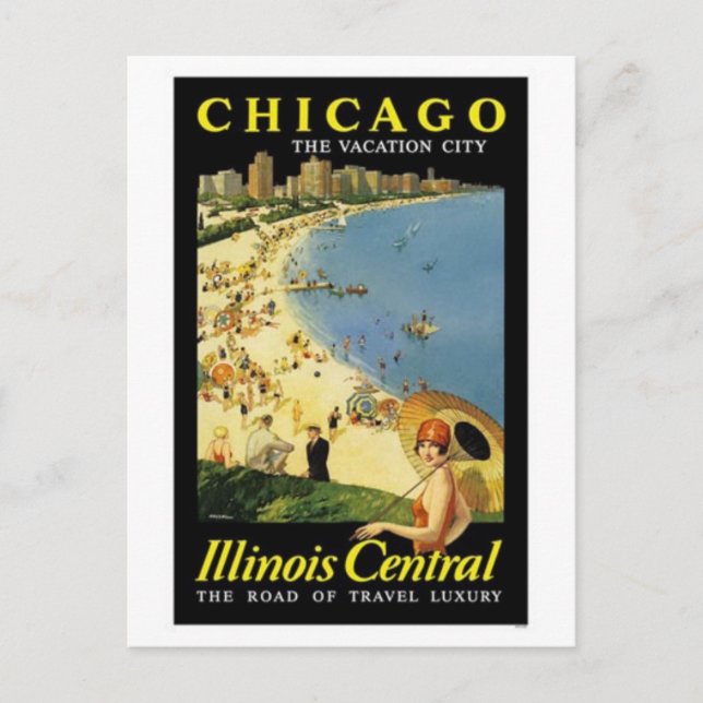 Carte Postale MP2287~Chicago-The-Vacation-City-Posters (Devant)
