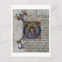 Ms 531 f.169v Historiated initial 'D' depicting Ki