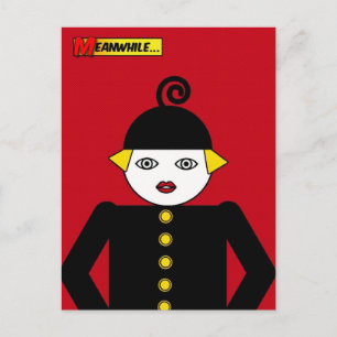 Carte Postale Ms. Martzkin Pop Art Postcard © 2012 M. Martz