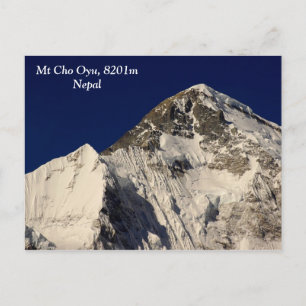 Carte Postale Mt Cho Oyu