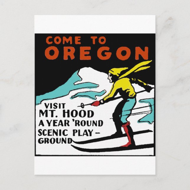 CARTE POSTALE MT. HOOD OREGON - VINTAGE VOYAGE (Devant)