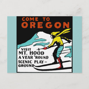 Carte Postale Mt. HOOD OREGON - Vintage voyage