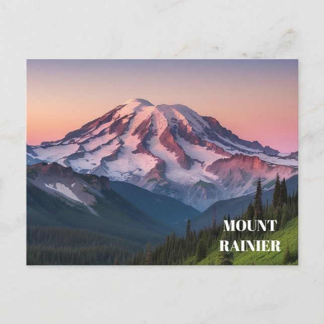 Carte postale Mt. Rainier (Devant)