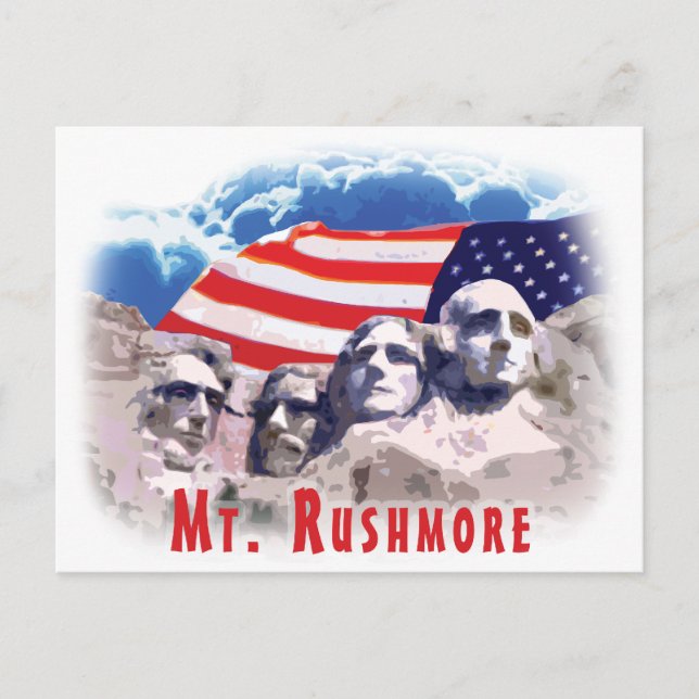 Carte Postale Mt. Rushmore (Devant)