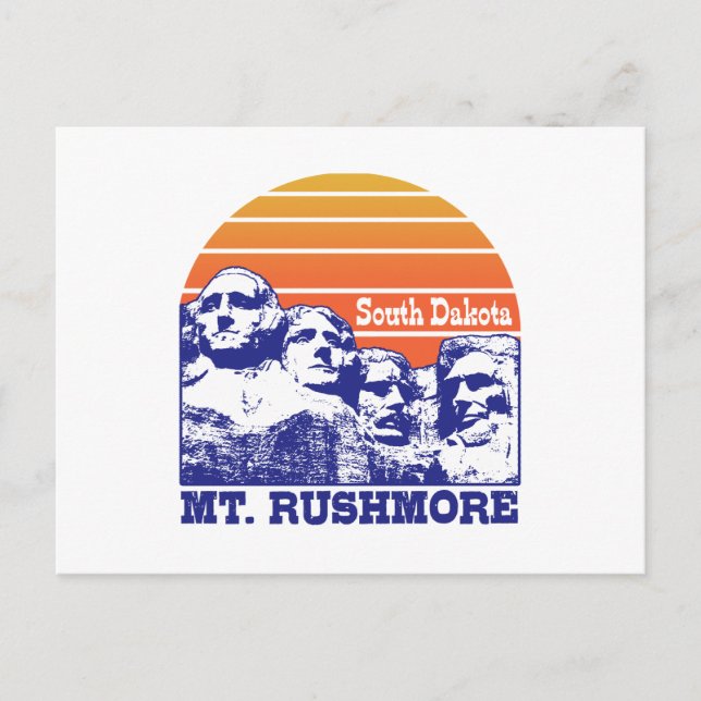 Carte Postale Mt. Rushmore (Devant)
