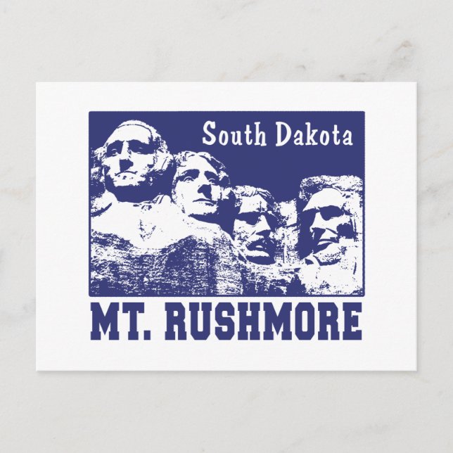 Carte Postale Mt. Rushmore (Devant)