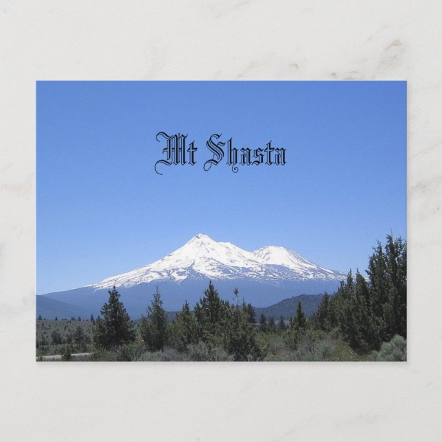 Carte Postale Mt. Shasta, Californie (Devant)