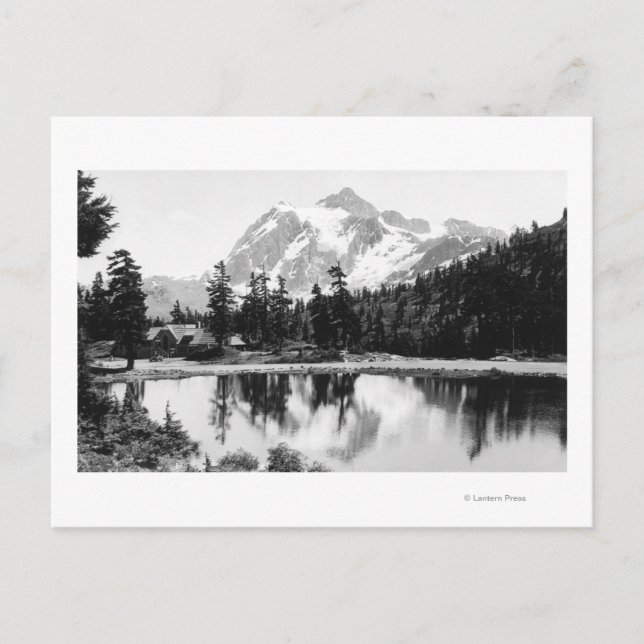 Carte Postale Mt. Shuksan et Mt. Baker Lodge Photographie (Devant)