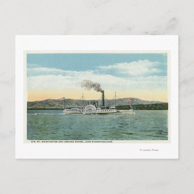 Carte Postale Mt Washington Steamer, Ossipee Range View (Devant)