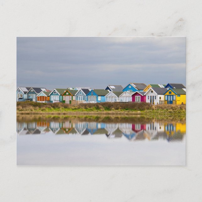 CARTE POSTALE MUDEFORD SANDBANK, DORSET, ANGLETERRE (Devant)
